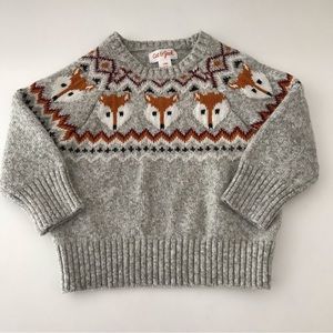 Cat & Jack Fox Sweater